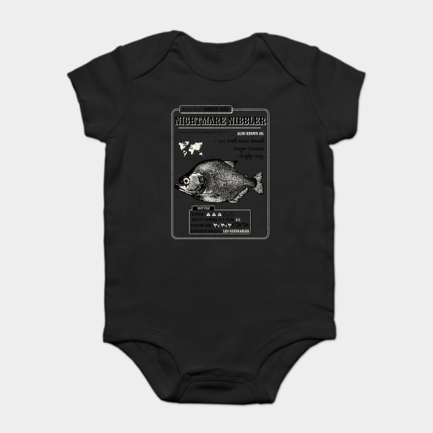 Nightmare Nibbler Baby Bodysuit by dumbshirts